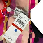 Trina Turk  SWIM $152 Women's Fan Faire Boatneck Tunic Swim Cover-Up Dress XS‎ Photo 4