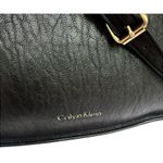 Calvin Klein Crossbody Convertible HANDBAG Black Vegan Leather Shoulder Purse Photo 7