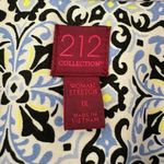 212 Collection Shirt Blouse Plus Paisley Cotton Spandex Floral SZ SZ 1X #1948 Blue Photo 5