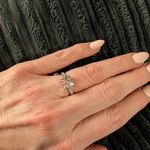 None 🆕 💍 NEW 925 Sterling Silver Pink CZ Princess Ring Engagement Wedding Valentine Photo 1