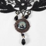 Handmade The Misfortunes of the Soothsayer – Victorian Gothic Lace Choker Necklace Photo 1