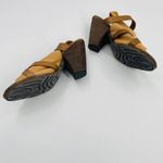 OTBT Women's Delhi Suede Leather Strappy Cone Heels Sandal Tan Size 7.5 Photo 7