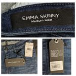 Brockenbow Emma Artemis Bicolor Skinny Jeans 24 Two Tone Denim Mid Rise New Photo 5