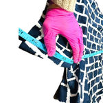 Cynthia Rowley Blue White Geometric Shorts w/Pockets Size 6 Photo 2