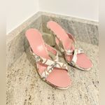 Gucci Satin Printed Slides Women's Size: 9 Photo 3