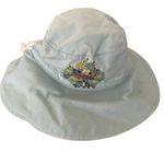 DISNEYLAND Surf Hulu Bucket Hat Blue Reversible Floral Minnie Mouse Size Adult Photo 5