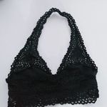 Aerie Black Lace Halter Bralette Size Small Photo 4