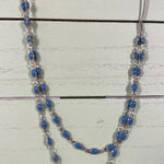 Vera Wang 🆕 Simply  Blue & Silver Layered Necklace Photo 0