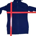 J.Crew Italian Cashmere Hoodie XS Blue 100% Full Zip Sweater Jacket FA07 Photo 8