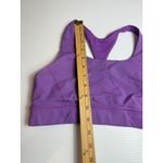 Lululemon  Purple Sports Bra‎ Size 10 Light Support Crisscross Back Workout Top Photo 1