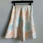 Loro Piana  Pastel Floral Swirl 100% Silk Pleated Skirt Size IT 40 (US 4) Photo 6