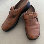 Worthington 8M Women’s Brown Leather Shoes Buckle Low Heels Slip On EUC Photo 0