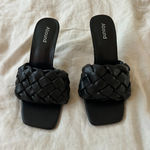 Abound  Myley Woven Heeled Sandal In Black Photo 0