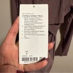 Lululemon NWT  Contour Dress *Nulu Antique Bark Mauve- Size 8 Photo 3