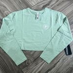Alphalete  Women’s Dynasty Long Sleeve Crop Tee - Pistachio, Size Small Photo 1
