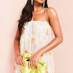 ASOS  LUXE 3D embellished floral bubble mini dress in multi Photo 2