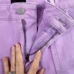 Talbots  14P 14 Petite Wide Leg Cropped Jeans Spring Lilac High Waisted HEMMED Photo 5