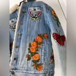 Gucci Authentic Shearling Embroidered Denim Jacket 🦁 Photo 4