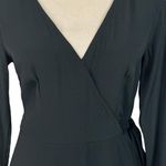 Abercrombie & Fitch Small Mini Wrap Dress Long Sleeve Surplice V-Neck A-Line Photo 1