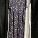 Amazon YESNO Casual Loose Bohemian Floral with Pockets Short Sleeve Long Maxi Dress Photo 4
