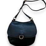 Frye & Co Vegan Leather Saddlebag Crossbody Black New with Tags Fall Equestrian Photo 0