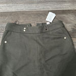 H&M Army Green Utility Mini Skirt with Pockets Size 6 Photo 1