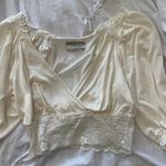 Urban Outfitters White Lace Shirt Photo 0