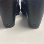 sbicca SIBICCA Of California Women’s Wooden Heel Studded Braided Black Clogs Size 8 Photo 5