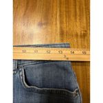 Lee  Women Relaxed Fit High Rise  Cut Off Blue Denim Shorts 6 M Photo 5