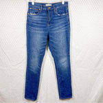 Madewell Dark Wash The High Rise Slim Boyjean Photo 1
