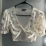 2piece skirt and crop top with cherries 🍒 Size L Photo 0