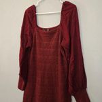 Anthropologie  Smocked Puff-Sleeved Midi Dress Photo 4