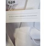 525 America Cut Out Cardigan Sweater Medium Bleach White Distressed Look NWT Photo 6