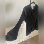 Current Air  Los Angeles Black Long Sleeve‎ Blouse Size Small Photo 1
