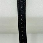 Ecclissi Sterling Silver 925 Blue Face Brown Leather Band Wristwatch Photo 4