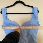 House Of CB  'Tilly'‎ Blue Pin Tuck Mini Dress NWOT size L Photo 10