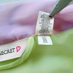 Victoria's Secret  Y2K pastel lime green lilac slip + robe set Photo 12