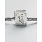 Pandora Once Upon a Time Fantasy Story Fairytale Book Bead Charm Sterling Silver Photo 3