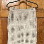 Banana Republic Bannana Republic Elegant Cream Eyelet Pencil Lined Skirt Sz 4-EUC Photo 0