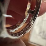 Moissanite Silver Ring stack Photo 3