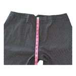 Kate Hill  Casual Black Checkered Straight Leg Pants Size 10 Cotton Photo 4