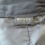 Vintage 90s Moods Pencil Maxi Skirt US 6 Formal Minimalist Holiday Back Slit Black Photo 8