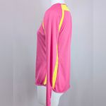 Nike  Women's Vibrant Pink and Yellow Long Sleeve Tee Photo 2
