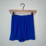 SheIn Blue Ribbed Tank and Shorts Set Photo 3