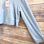 Juicy Couture Hoodie Women’s Size XL Blue OG Big Bling Velour Y2K Cropped NWT Photo 3