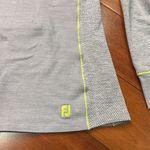 FJ FootJoy Womens 1/4 Zip Golf Pullover Gray Stretch Stonebrook golf club size M Size M Photo 2