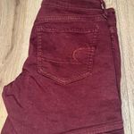 American Eagle outfitters midi burgundy purple red shorts Photo 0
