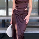 House Of CB  SET 'Una' Chocloate Corset vesper skirt size XS‎ NWOT Photo 0