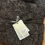 Barefoot Dreams NWT CozyChic Pom Pom Beanie & Scarf Set Espresso Cocoa Photo 2