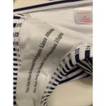 Xhilaration  Women's Navy Blue White Stripe Cheeky Bikini Bottom Size 2X Photo 3
